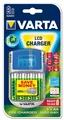 Produktbild: Varta Ladegerät - LCD Charger - inkl. 4x AA 2600mAh +12V +USB (57070 201 451)