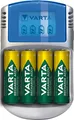 Produktbild: VARTA Akku Ladegerät, inkl. 4X AA 2600mAh, Batterieladegerät für wiederaufladbare AA/AAA, LCD Charger, mit USB Kabel & 12V Adapter