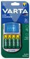 Produktbild: VARTA LCD-Ladegerät + 4 AA 2600 mAh R2U & 12V & USB, 4 Stück