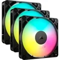 Produktbild: RS120 ARGB, Gehäuselüfter schwarz, 3er Pack, 120 mm