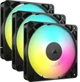 Produktbild: Corsair RS120 ARGB Triple Pack - Gehäuselüfter - 120 mm - Schwarz (Packung mit 3)