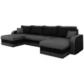 Produktbild: Mirjan24 Ecksofa, Grau, Textil, 6-Sitzer, U-Form,Rechteckig, 304x80x140 cm, Wohnzimmer, Sofas & Couches, Wohnlandschaften, Wohnlandschaften in U-Form