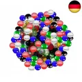 Produktbild: ARSUK Glasperlen, Farblos Kieselsteine - 180 Stücke Glassteine Glaskiesel