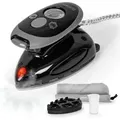 Produktbild: Duronic SI2 BK Mini Reisebügeleisen 375W, Dampfbügeleisen, Travel Iron