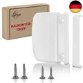 Produktbild: LouMaxx Balkontürgriff außen für platzsparende Montage zwischen Tür und Rol