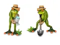 Produktbild: formano Sammelfigur Formano 2er Set lustige Frösche Figur Gärtner