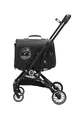 Produktbild: Hundewagen 2in1 klappbar mit Transportbox, Katzenwagen faltbar, Haustier Buggy mit Rollen, Netzfenster & Verdeck – für kleine Hunde & Katzen, komfortabel & mobil