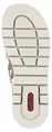 Produktbild: Rieker Damen Hochfront Sandale mit Strass und Plateausohle V4941, Größe:41 EU, Farbe:Beige