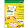 Produktbild: Sigel Business Card 3C LP850 - Visitenkarten - smooth satin - coated - hochweiß - 85 x 55 mm - 225 g/m² - 100 Karte(n) (10 Bogen x 10) (LP850)