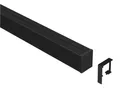 Produktbild: Linero MosaiQ Profilleisten Set L 600 mm in schwarz matt / Reling Aluprofil /...