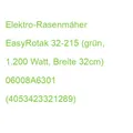 Produktbild: Elektro-Rasenmäher EasyRotak 32-215 (grün, 1.200 Watt, Breite 32cm) 06008A6301