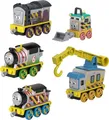 Produktbild: Thomas & seine Freunde Die-Cast-Fahrzeugset Bautrupp, 5 Spielzeug-Lokomotiven zum Schieben für Kindergartenkinder ab 3 Jahren, JBW26, [Mehrfarbig]