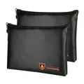 Produktbild: Feuerfeste Dokumententasche 34x25cm Wasserdicht Reißverschluss F