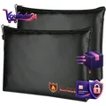 Produktbild: Feuerfeste Dokumententasche 34x25cm Wasserdicht Große Kapazität für Geld Pässe