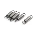 Produktbild: 5Stk.0,6mmx5mmx20mm 304 Edelstahl Zugfedern silber Farbton
