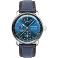 Produktbild: ZEPPELIN 9690-3 Uhr Herrenuhr Lederarmband Datum blau - Blau
