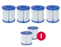 Produktbild: BESTWAY 58093  6x Gr.1 Pool Filter Kartuschen Ersatzfilter Filterkartusche