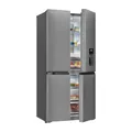 Produktbild: Exquisit Multi-Door Kühlschrank MD430-100-WS-200E inoxlook | 432 L Volumen | NoFrost | Wasserspender | Cross Kühl-Gefrierkombination