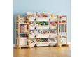 Produktbild: SpaceAid Kinderregal mit 6 Regalen und 12 Behältern, Spielzeug Regal, Bücherregal Kinder