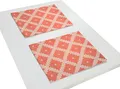 Produktbild: adam Maroccan Shiraz Light Tischset, Bio Baumwolle, Orange, 30 x 40 cm, 2-Einheiten