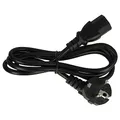 Produktbild: vhbw Netzkabel Kabel für Kaltgeräte Stromkabel Schutzkontaktstecker C13 Buchse 1.2m für PC Monitor Computer Drucker usw.