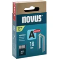 Produktbild: Novus-Tools Tackerklammern 53/18 superhart, 18mm, Feindrahtklammern, Typ 53 A, 800 Stück