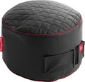 Produktbild: GAMEWAREZ Crimson Hurricane 2.0 Station Hocker – Gaming-Hocker zum Zocken, praktische Seitentasche zur Aufbewahrung, robust und reißfest, Made in Germany, schwarz-rot