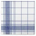 Produktbild: Mank Serviette Airlaid Nadeem in Blau, 40 x 40 cm, 50 Stück - Gitterstreifen Strukturen Linien Striche