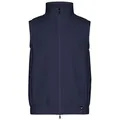 Produktbild: Trigema Steppweste TRIGEMA Weste aus bequemem Sweat-Material (1-tlg) blau M (46/48)