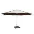 Produktbild: Mendler Sonnenschirm Meran II Polyester/Alu Ø 5m mit Ständer - creme-beige