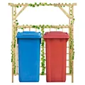 Produktbild: Pergola für 2 Mülltonnen Kiefernholz Imprägniert