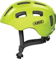 Produktbild: ABUS Fahrradhelm Youn-I 2.0 - mit Licht für Kinder, Jugendliche und junge Erwachsene - für Mädels und Jungs - Gelb, Größe S (48-54 cm)