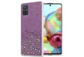 Produktbild: Cadorabo Handyhülle für Samsung Galaxy A71 5G Hülle Samsung Galaxy A71 5G, Flexible TPU Silikon Handy Schutzhülle - Hülle - mit Glitzer