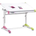 Produktbild: Jugendschreibtisch ca. 100x66 cm Weiß/Pink/Grün