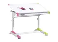 Produktbild: Mid.you Jugendschreibtisch Interlink 50900440 , Grün, Weiß, Pink , Holzwerkstoff , rechteckig , C-Form , 66x69-84x100 cm , höhenverstellbar , Arbeitszimmer, Schreibtische, Jugend- & Kinderschreibtische
