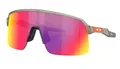 Produktbild: Oakley Sonnenbrille Sutro Lite (Glasfarbe: Prizm road) grau matt - 1 Brille mit Hartschalenetui