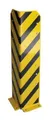 Produktbild: Schulte Lagertechnik Rammschutzecke L-Form für Palettenregale, H 800 mm, gelb/schwarz 657303