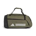 Produktbild: adidas Unisex Essentials 3-Stripes Duffel Bag, Olive strata/White, M