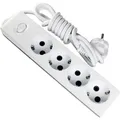 Produktbild: Gunsan Steckdosenleiste 4-fach 2m mit Schalter und erhöhtem Berührungsschutz (4 x) (31793644)