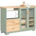 Produktbild: SoBuy Buffet Sideboard Küchenschrank Kommode Mikrowellenschrank FSB81-GR