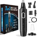 Produktbild: Nasenhaartrimmer, USB Wiederaufladbar Nasenhaarschneider 3 in 1 Set Ohrhaarschne