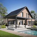 Produktbild: Weide E-Deluxe Pergola Lamellendach freistehend | wasserdichte Terrassenüberdachung motorisiert mit App, LED-Beleuchtung & Regenrinne