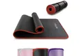 Produktbild: DH FitLife Fitnessmatte Fitnessmatte, Sportmatte 183 * 61 * 1 cm (Gymnastikmatte extra reißfest, Yogamatte rutschfest und dick, Workout Matte, Fitnessmatte mit Orientierungslinien), Gelenkschonend, Schalldämpfend