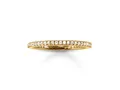 Produktbild: Thomas Sabo - Ring TR1980-414-14-54 Silber - verg. Gelbgold + Zirkonia - Gr. 54