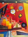 Produktbild: 1art1 Poster Wassily Kandinsky Kunstdruck Bild - Schweres Rot, 1924 (80 x 60 cm)