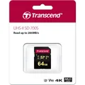 Produktbild: Transcend SDXC 700S 64GB Class 10 UHS-II U3 V90