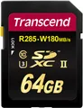 Produktbild: Transcend 700S - Flash-Speicherkarte - 64GB - Video Class V90 / UHS-II U3 / Class10 - SDXC UHS-II (TS64GSDC700S)