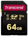 Produktbild: 64GB Transcend 700 SDXC UHS-II U3 V90 SD Memory Card CL10 285MB/s MLC Flash