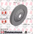 Produktbild: Bremsscheibe (pro Einheit) ZIMMERMANN 100.3375.75