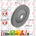 Produktbild: 2x Zimmermann Bremsscheibe FORMULA Z 100.3375.75 Höhe 57 mm Lochkreis 112 mm